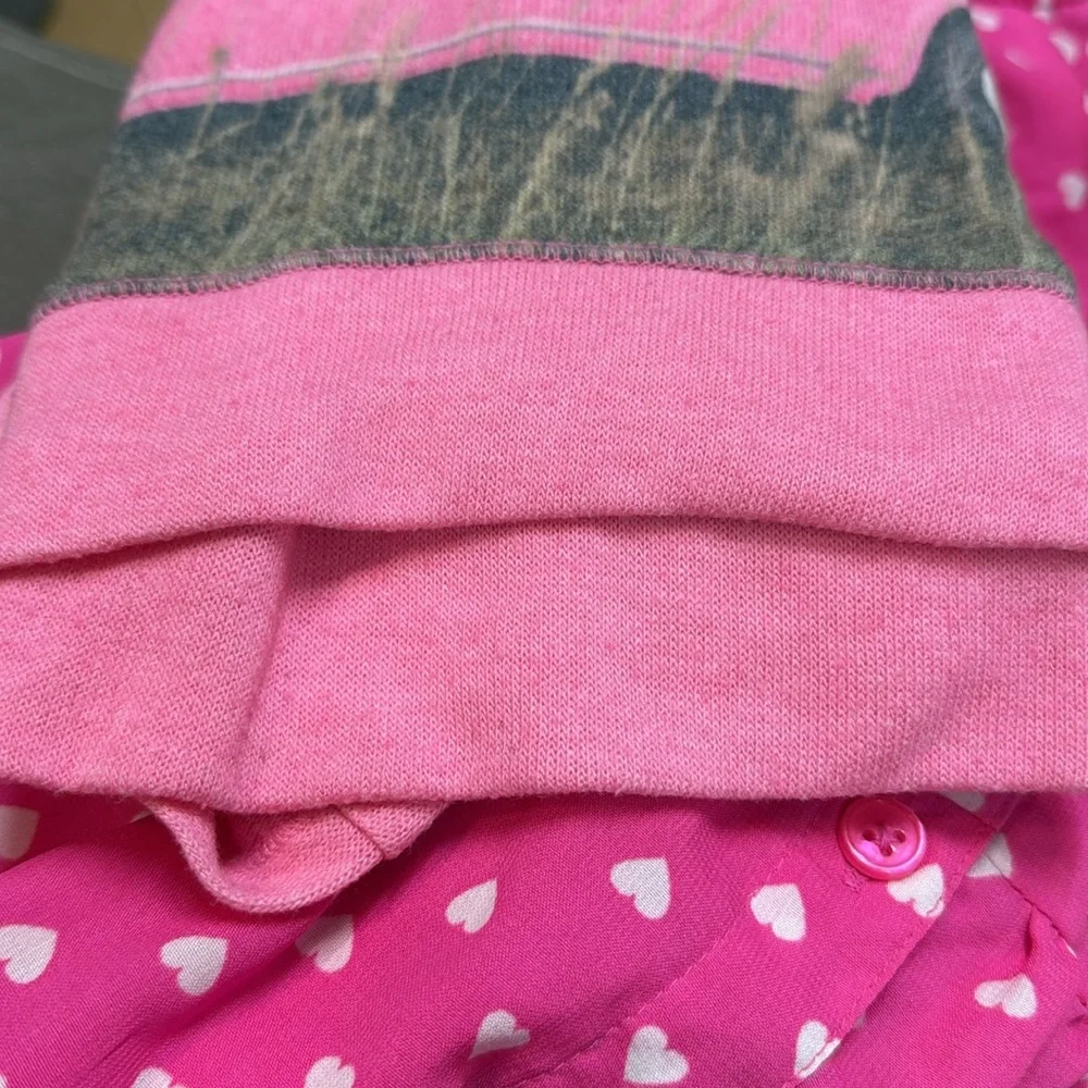 Justice Girls Size 5 Pink Sleeveless Hooded Graphic Tank Top Car Print